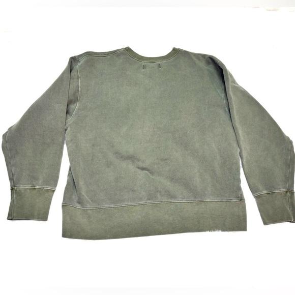 Mod-O-Doc Women’s Crew Neck Olive Green Sweetshirt Size 1 Excellent Condition - Picture 6 of 8